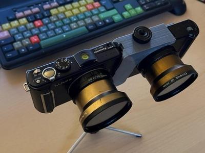Lumix LX3 Stereo-3D Bracket