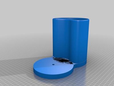 Kitchen roll holder pot
