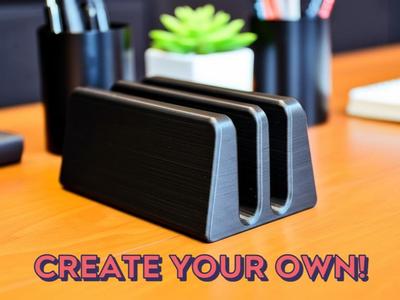 Customisable Laptop/iPad Stand V2 - 1 to 5 slots!
