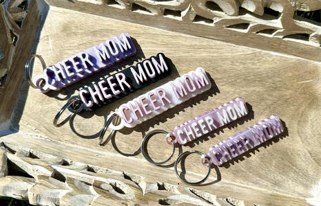 Cheer Mom Keychain or Gift Tag