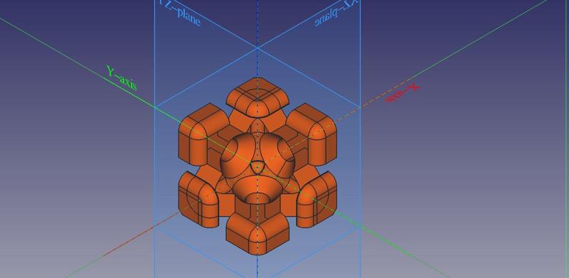 3 way corner for 4040, M8 countersink bolt