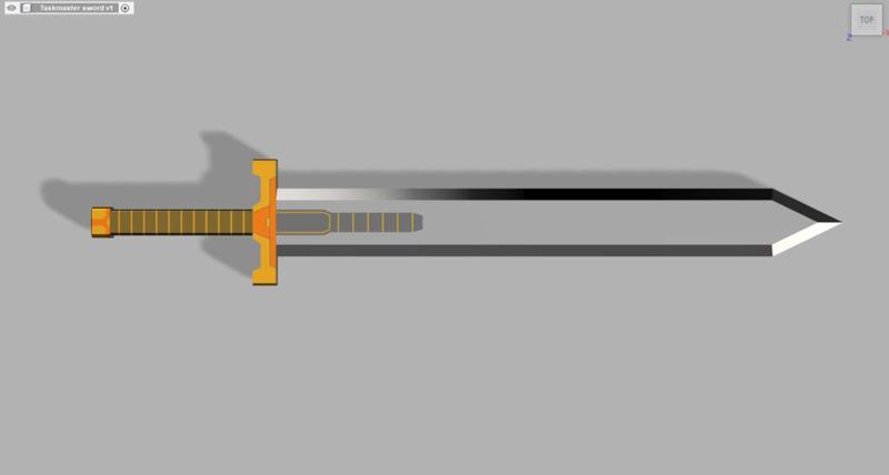 Taskmaster Sword (Marvel Rivals Fanart)