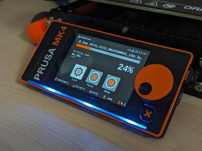 Improved flat xLCD cover for Prusa MK4(S)/MK3.9(S)/MK3.5(S)/XL