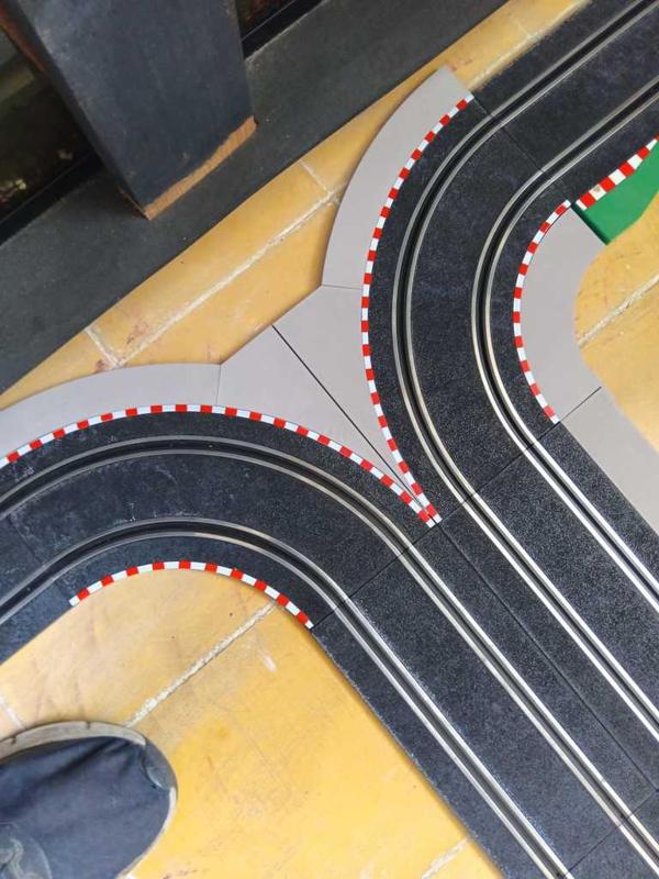 Border for closed 90 curve, Arcen curva cerrada 90 estándar, Scx Compact 1/43