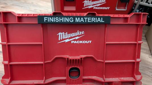 Milwaukee Crate Label