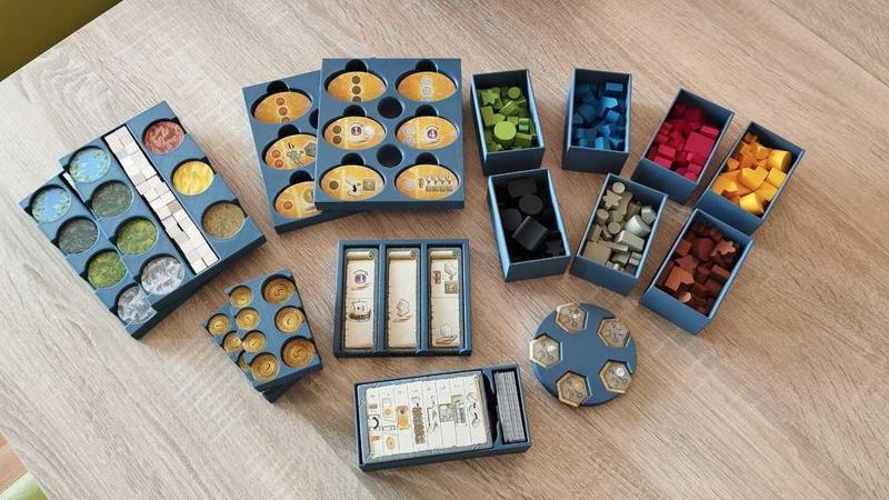 Terra Mystica Insert - Bonus and Town Tile Box