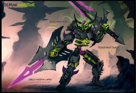 Bionicle Demon Warrior Parts Pack