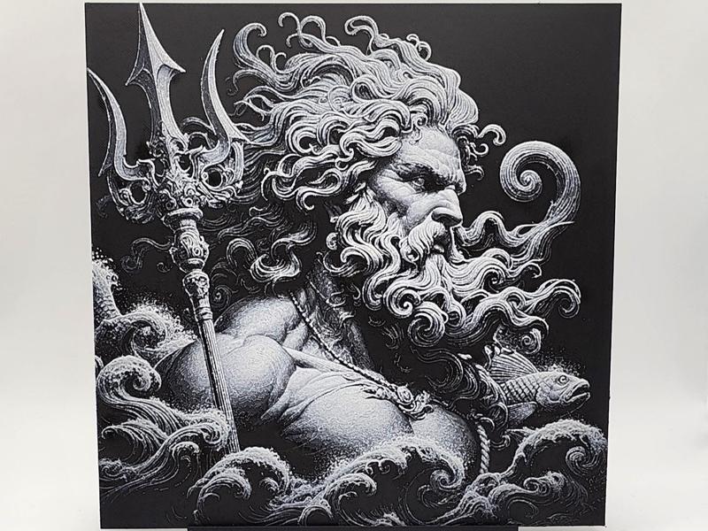 Poseidon - Greek Mythology - Hueforge