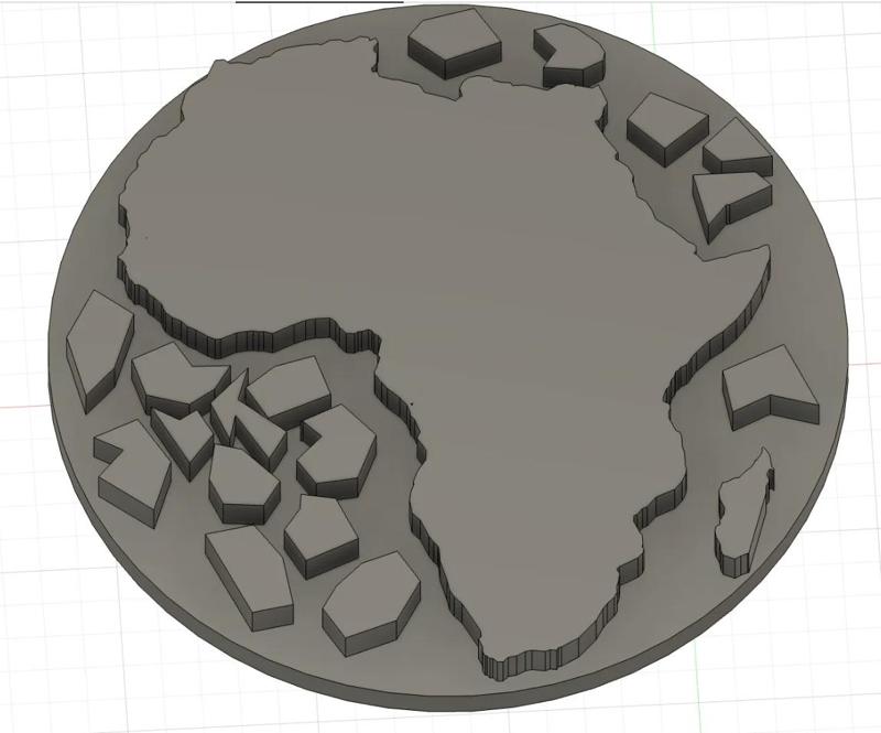 Coaster: African Continent