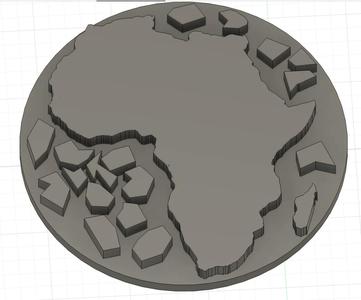Coaster: African Continent