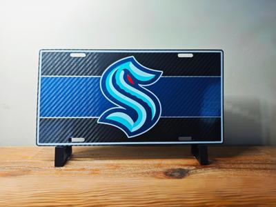 NHL Team Licence Plate - Seattle Kraken