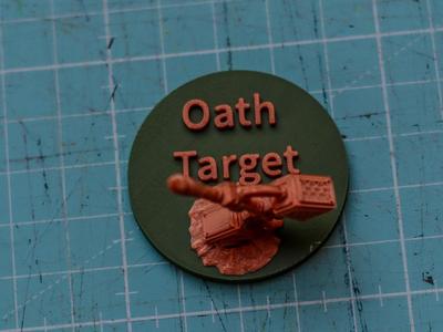 Space Soldier Oath of the Moment Target Marker 40k