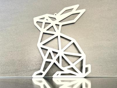 Geometric Bunny for Hanging, Geometric Hare