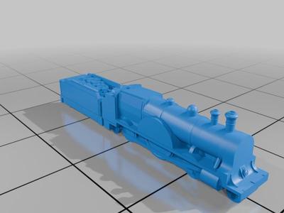 Single Wheeler Fiction Steam Locomotive 1:700 Scale