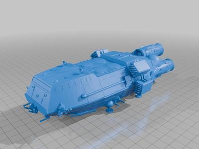 Battlestar Galactica Heavy Transport / Boarding Party Transport