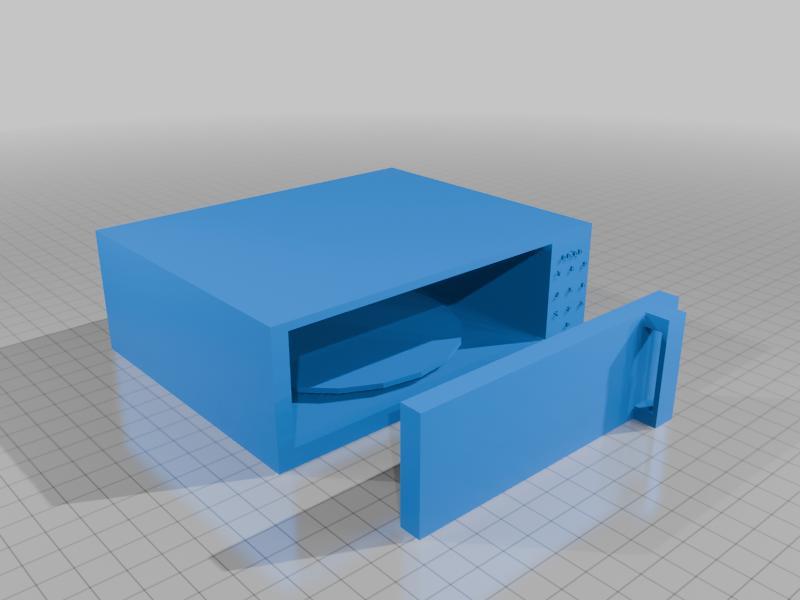 Microwave with door