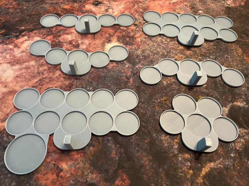 28mm Movement trays with handle - 6 types