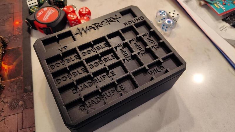 Warcry Tracker/Dashboard with Optional Storage Box
