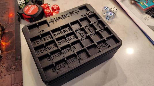 Warcry Tracker/Dashboard with Optional Storage Box