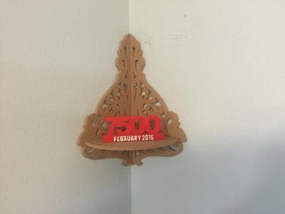 3D Printed Scroll Saw Plan for Corner Shelf