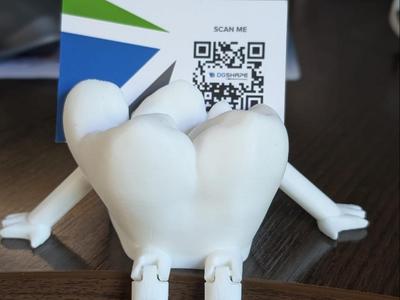 Dental business card holder