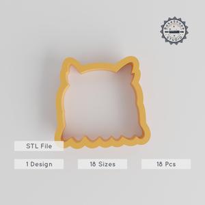 Owl Shape Cutter Set, 18 Sizes from 0.75"-5.00", Ideal for Cookies, Fondant & Clay, Animal Design PRODUCT_2752