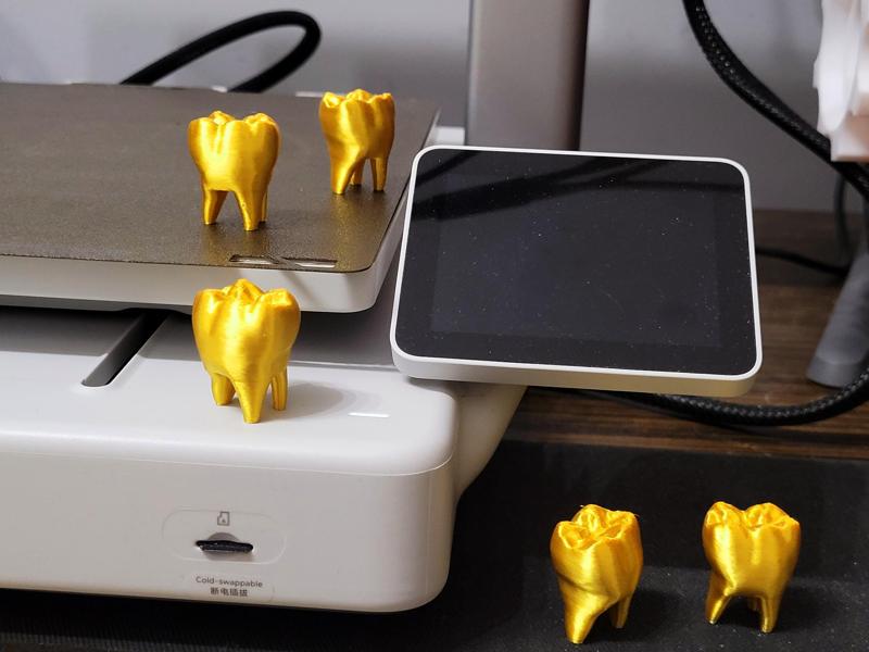 Golden tooth golden teeth human tooth