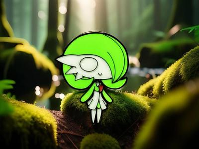 Cute Gardevoir Chibi Pokemon Fridge Magnet