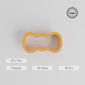 Bow Shape Cutter Set, Fondant & Clay Tools, 18 Sizes, Perfect for Cookies, Gift Knot, Fancy Ribbon Decor PRODUCT_101