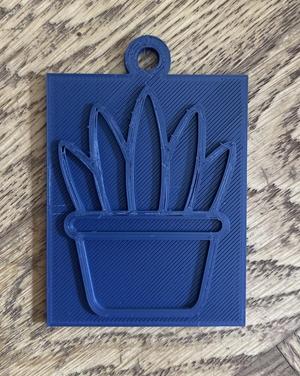 Plant Keyring 