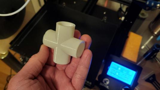 CPVC 3/4" connectors for whoop drone racing gates