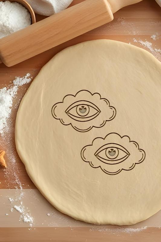 Cloud Eye Cookie Cutter, Biscuit Cutter