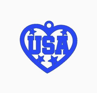 4th of July Heart.stl