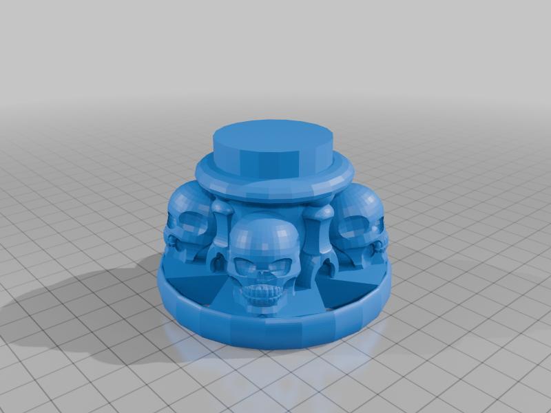 Totenkopfsäule Fuss sehr robust (LightBaseCustomFeetContest.)