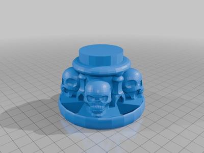 Totenkopfsäule Fuss sehr robust (LightBaseCustomFeetContest.)
