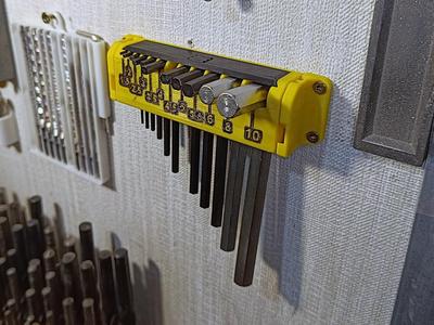 Hex / allen key set holder