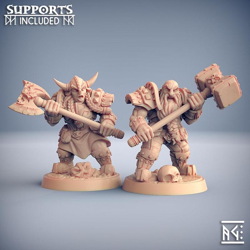 Dwarven Two-Handed Specialists - 2 Modular Units