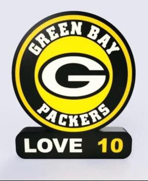 Green Bay Packers Sign – LED Strip Compatible