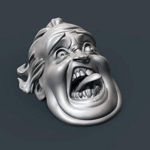 Decapitated Screaming Head