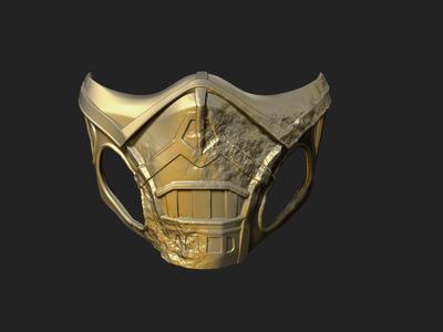 Mortal Kombat Scorpion Movie Mask