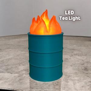 Oil Barrel LED Tea Light