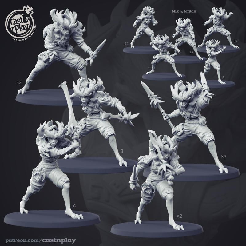 Forest Warrior (Pre-Supported)