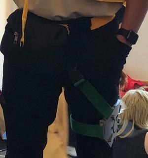 Killjoy Metal Thigh Plate Cosplay Piece