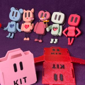STRING-FLEX - CUSTOMIZABLE CHARACTERS KEYCHAIN - VALENTINE'S DAY VERSION