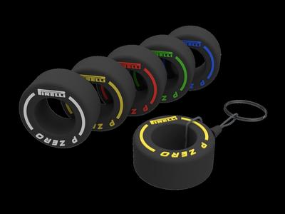 Pirelli P Zero F1 Keychain