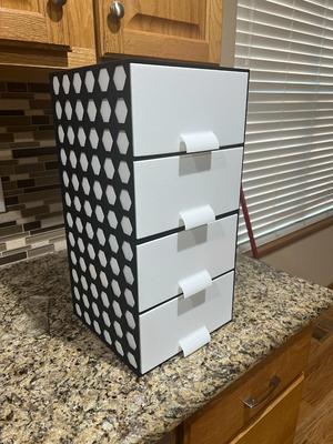 Modular 2 Drawer Storage Cube