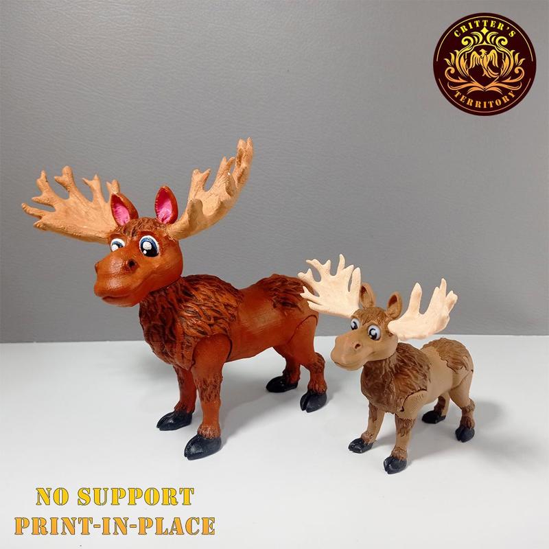 FLEXI MOOSE | PRINT IN PLACE | NO SUPPORT