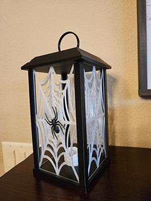Halloween Spiderweb Lantern