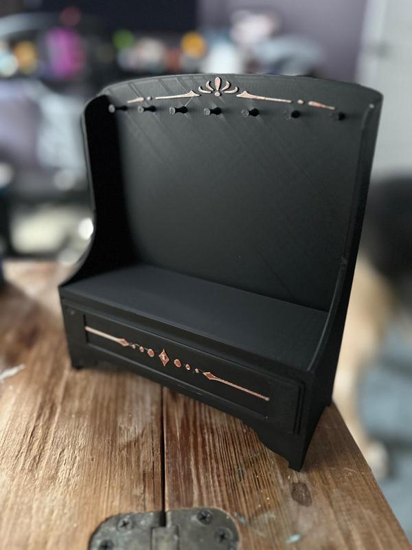 Antique Jewelry shelf with drawer