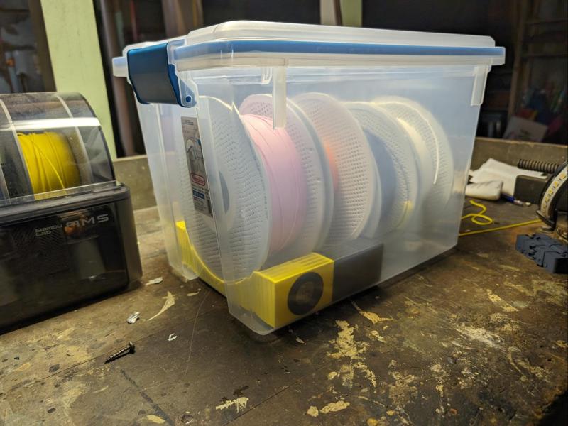 Filament Box Dessicant Container - Sterilite 20Q